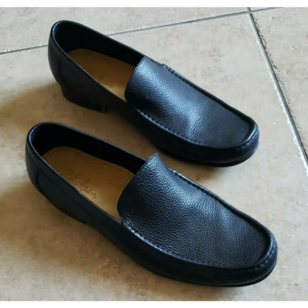 Cole Haan Santa Barbara Black Loafers Leather